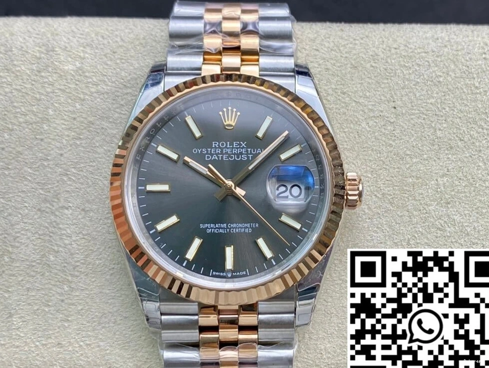 EW M126231-0013 Gold Rose Factory Rolex Datejust 0309
